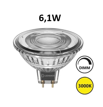 LED GU5,3 6,1W 621lm 3000K 36°