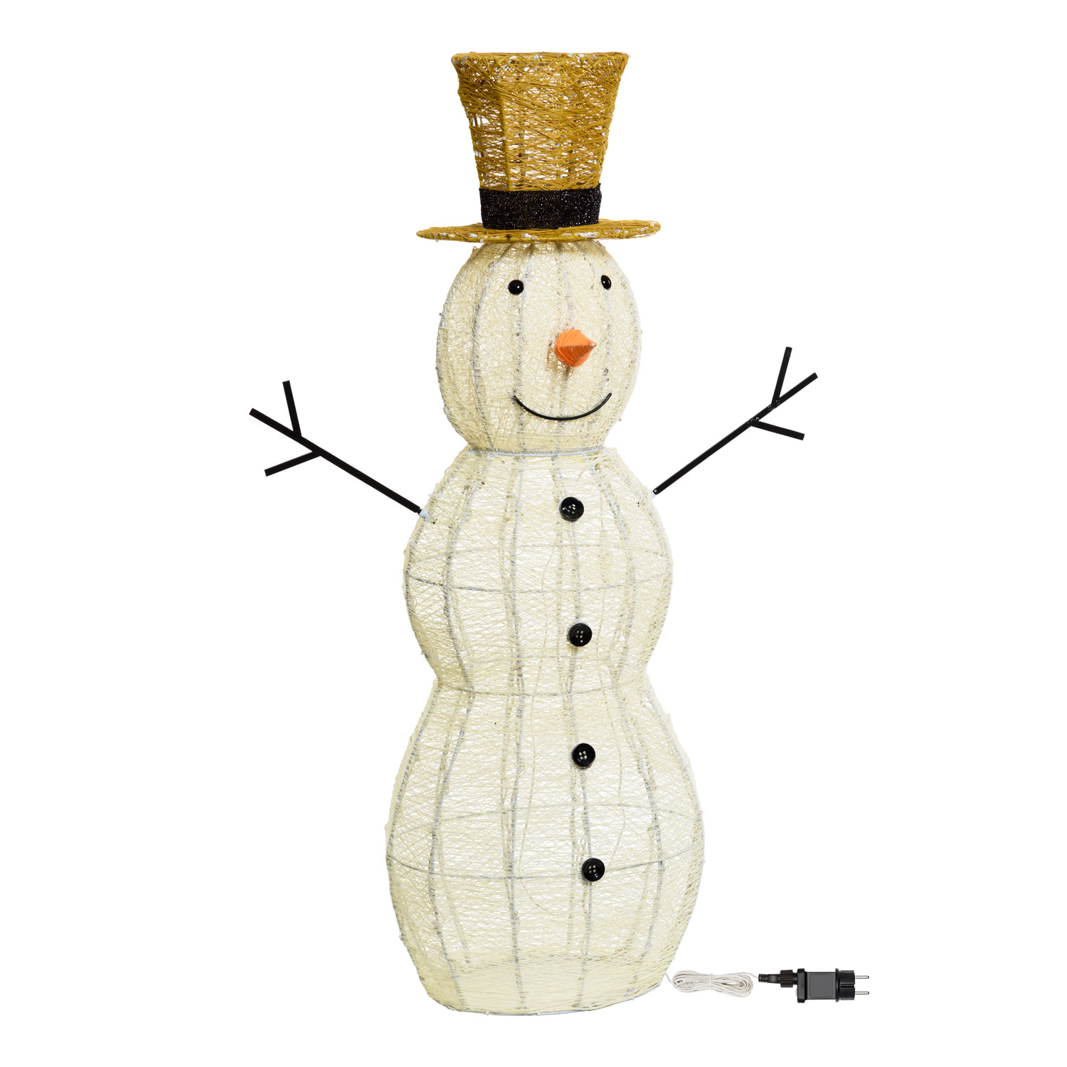 Pupazzo di neve LED 120cm IP44