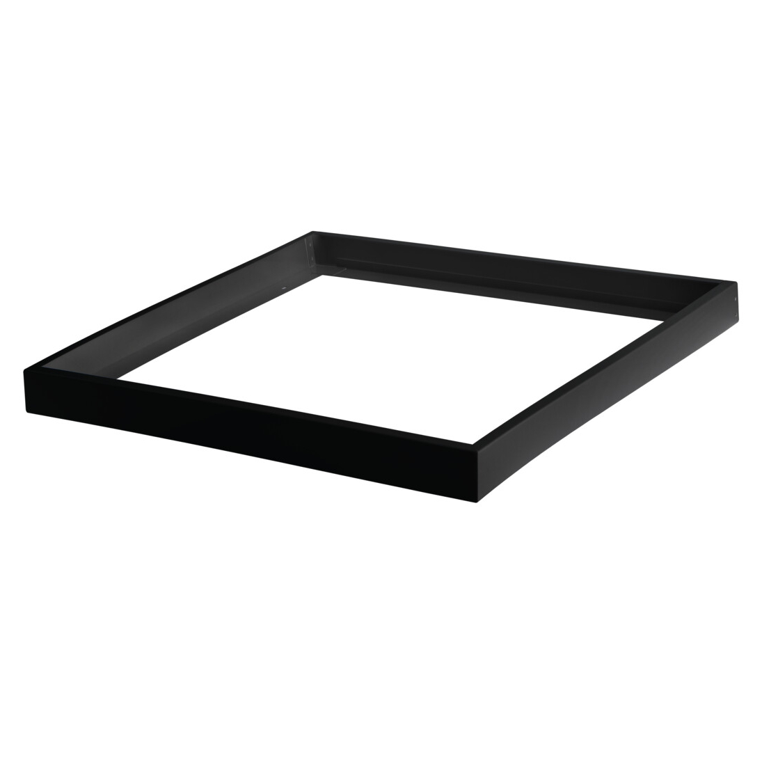 Aufbaurahmen Schwarz Panel Backlight 60x60