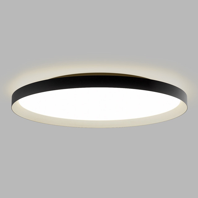 Plafoniera LED diretta/indiretta CCT nero/champagne