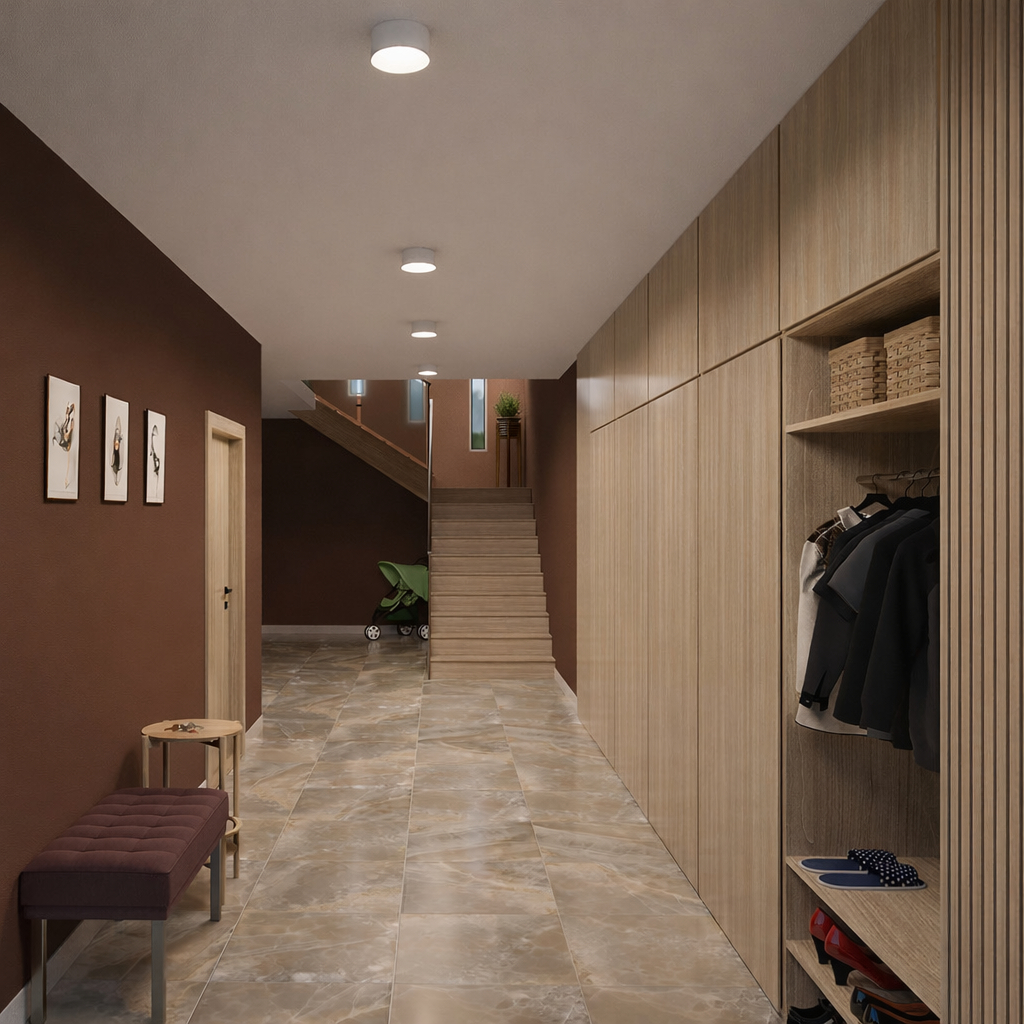 Faretto da superficie bianco CCT TRIAC