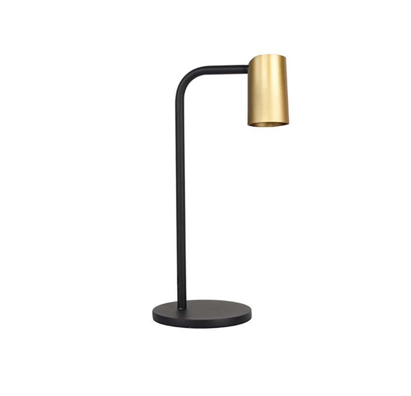 lampada da tavolo nero/oro 35cm GU10