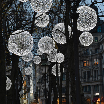 Sfera luminosa LED IP44 flash