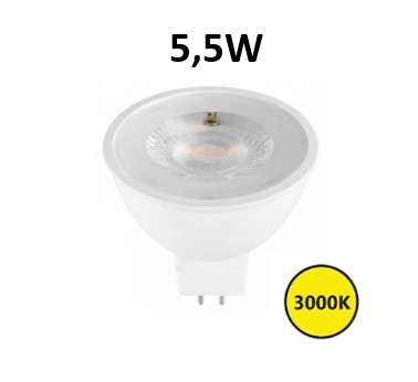 LED GU5,3 5,5W 530lm 3000K 36°