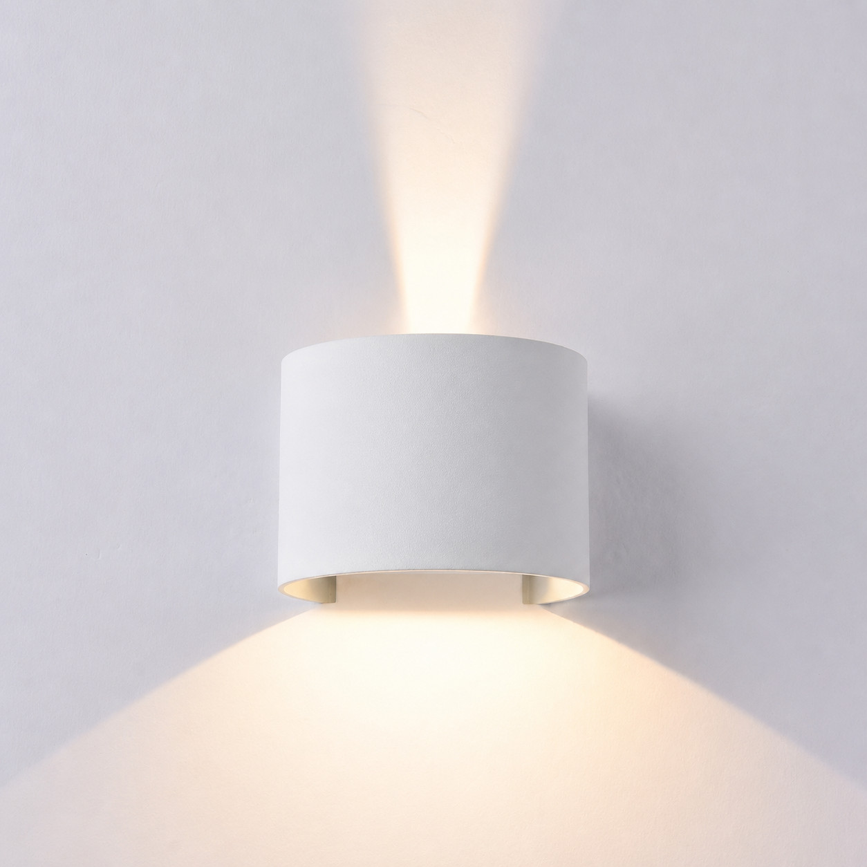 Wandleuchte LED IP54 Gerundet Dir./Ind.