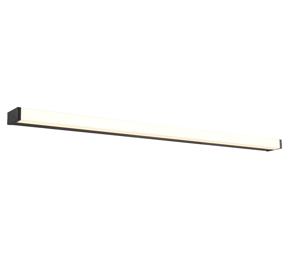 Luce a specchio LED 120cm 3000K nero