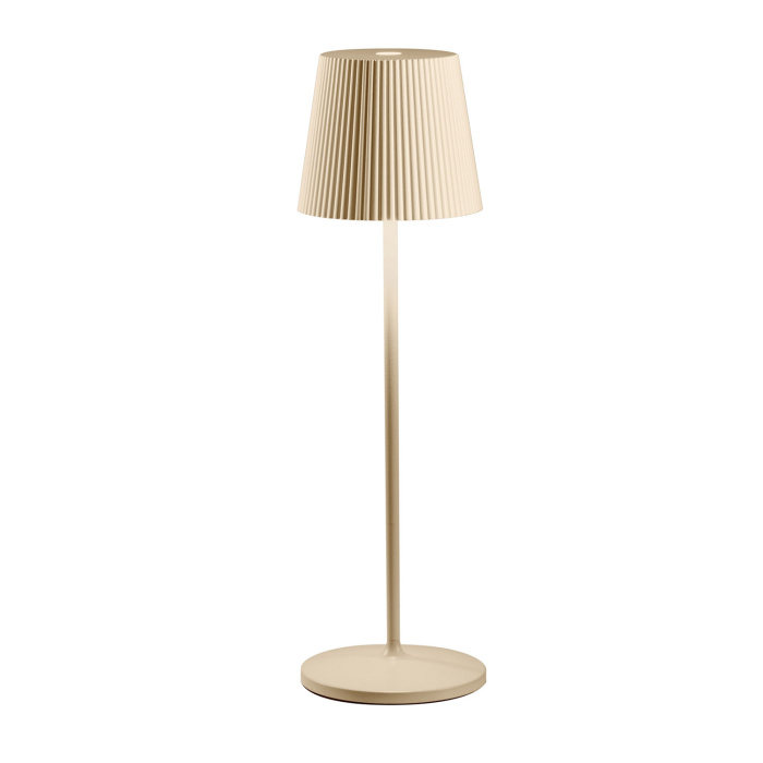Lampada da tavolo a batteria 3W beige