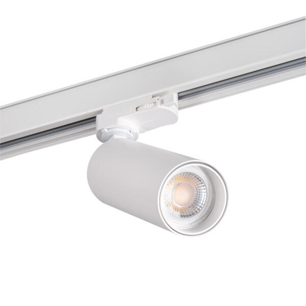 Faretto bianco 3PH binario GU10