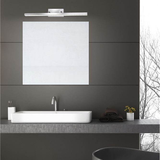 Luce a specchio a LED cromo IP44