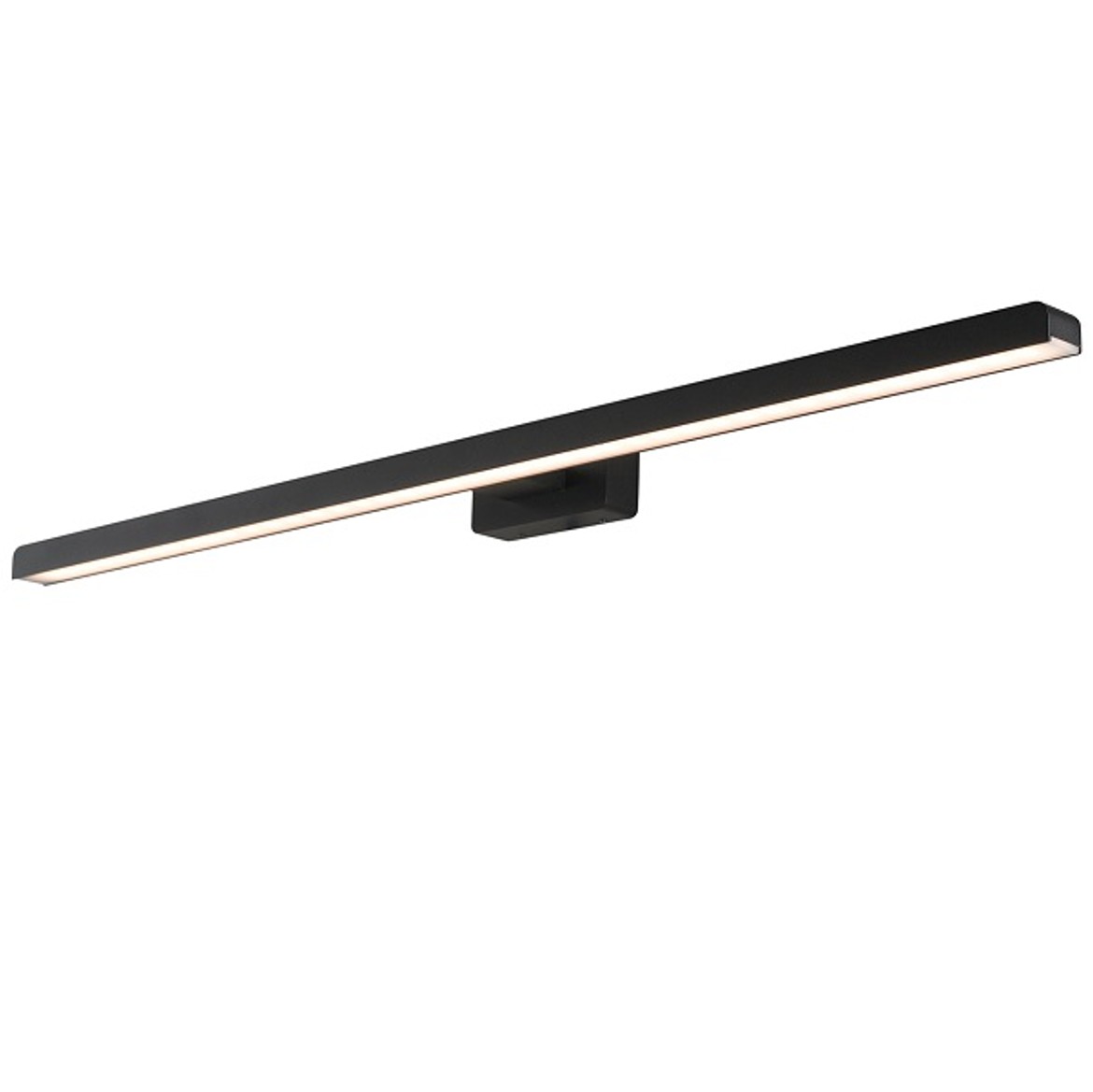 Luce a specchio LED nera 75cm 4000K