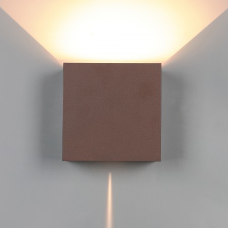 Applique LED IP54 marrone dir/ind. 12W 3000K