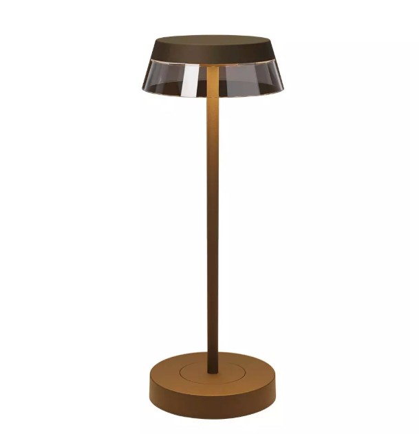 Lampada da tavolo a batteria 3W corten