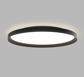 Deckenleuchte LED direkt/indirekt CCT schwarz