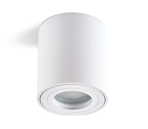 faretto da superficie IP44 bianco GU10