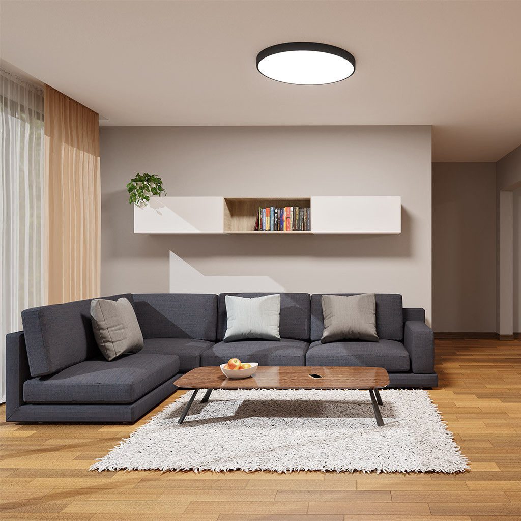 Deckenleuchte LED Schwarz CCT 2700K/3000K/4000K