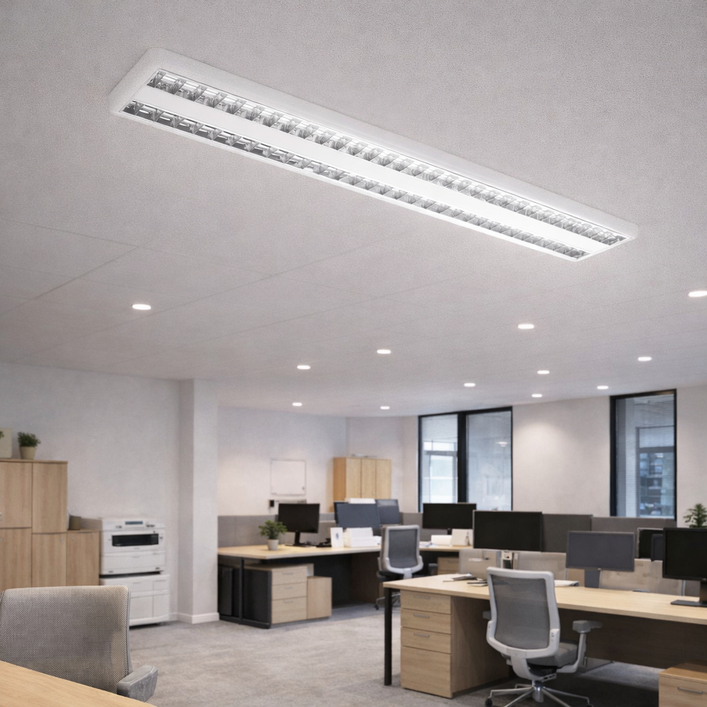 Rasterleuchte LED Aufputz 130x30