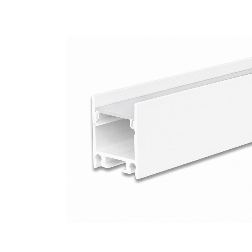 LED Profil weiß 18,5x23mm Abd. rückversetzt