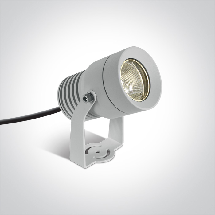 Faretto a spina LED bianco IP65 10W