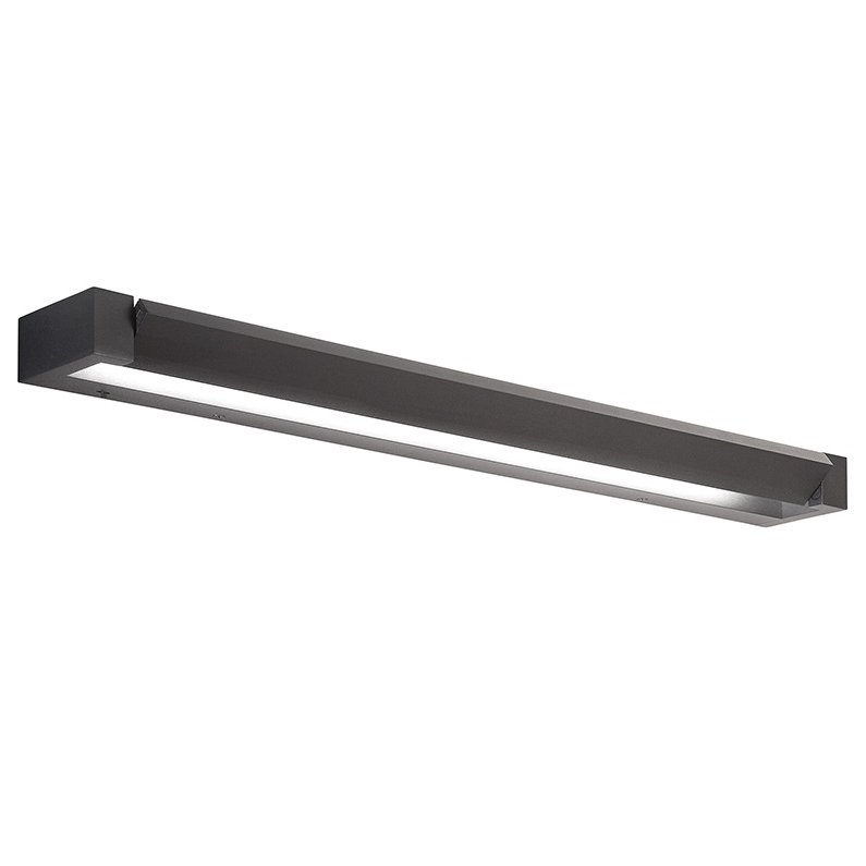 Luce a specchio LED nero orientabile