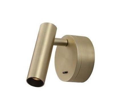 Lampada da lettura a LED orientabile oro 3W