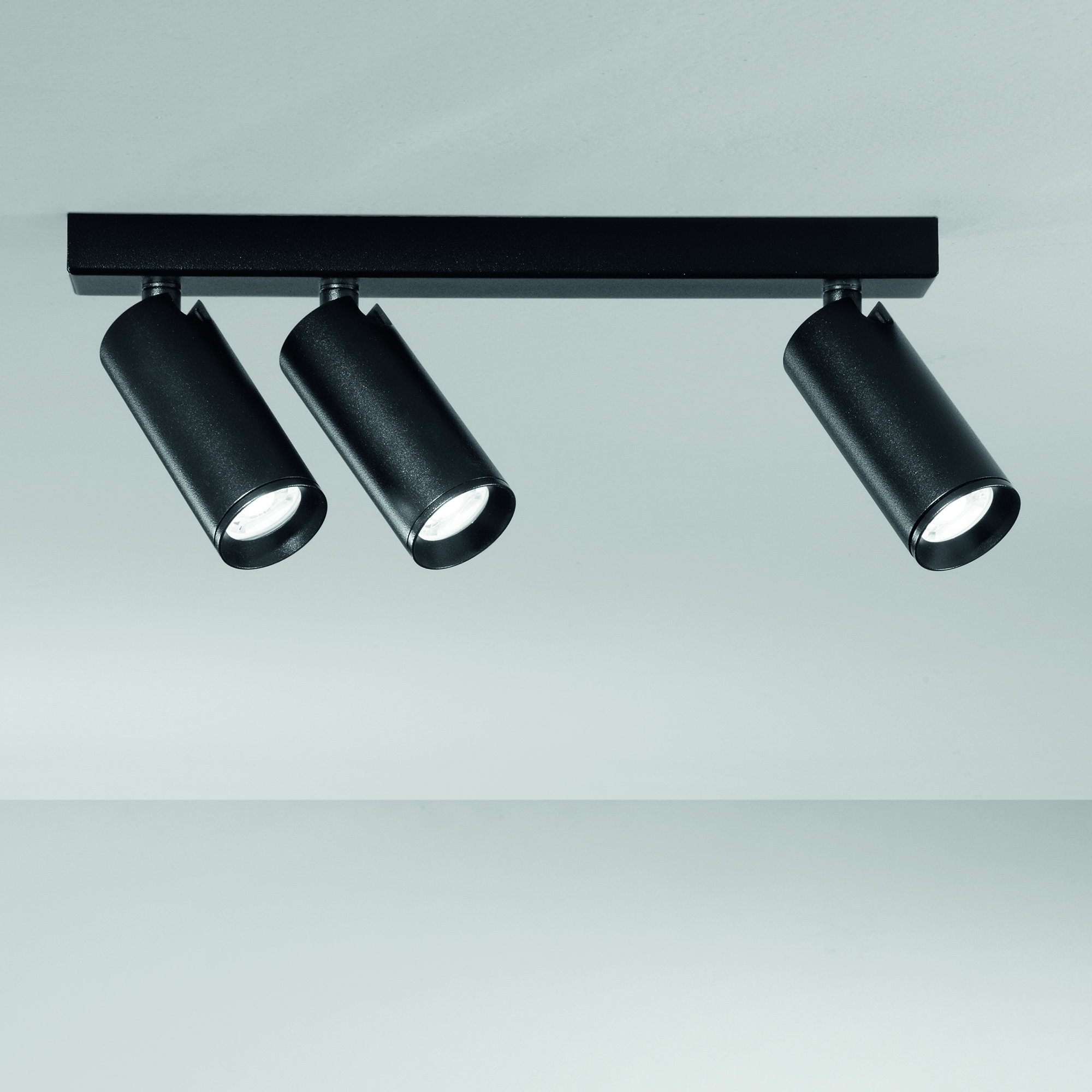 faretto 3xGU10 mini nero