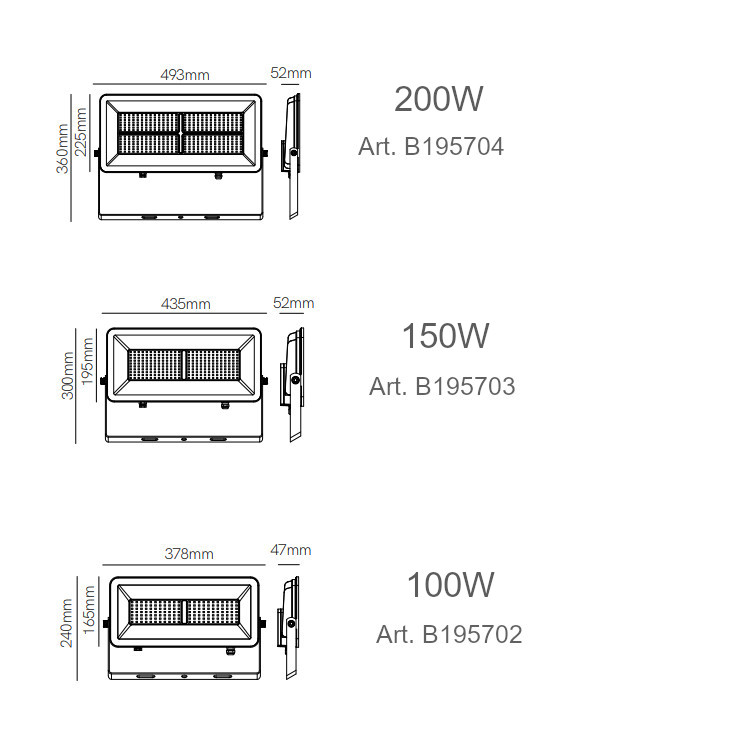 LED Strahler CCT IP65 Weiß