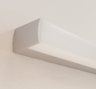 Luce a specchio a LED 54cm 3000K argento opaco