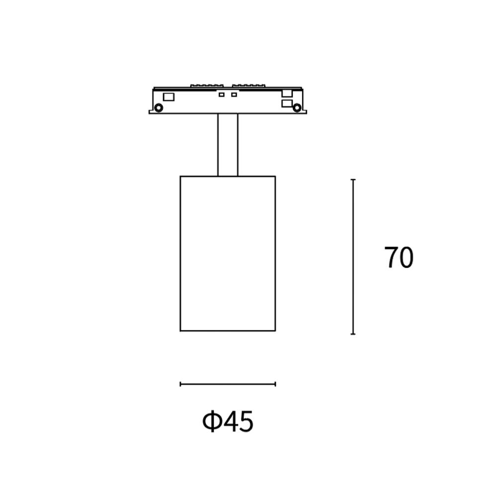48V-Strahler 7W 3000K