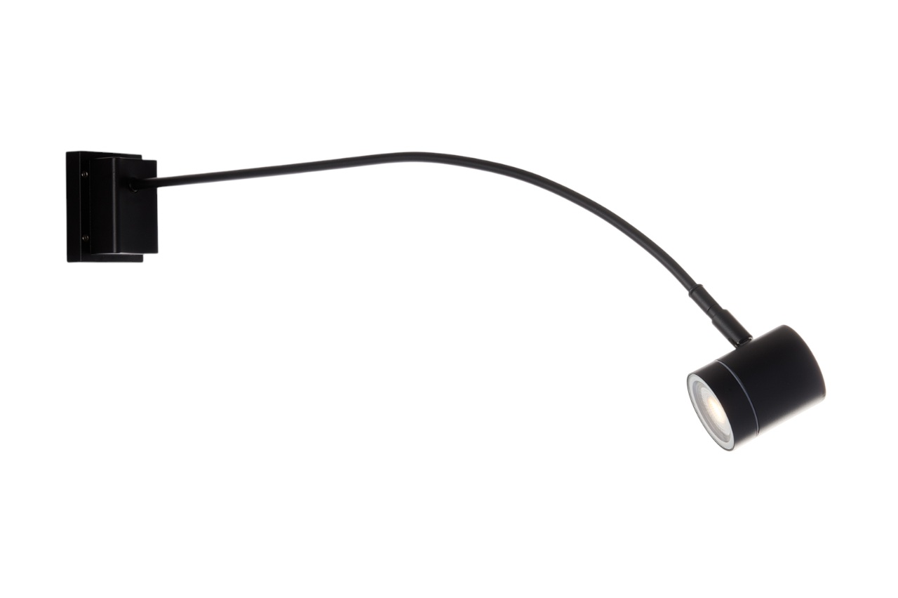 Luce display 1xGU10 Nero