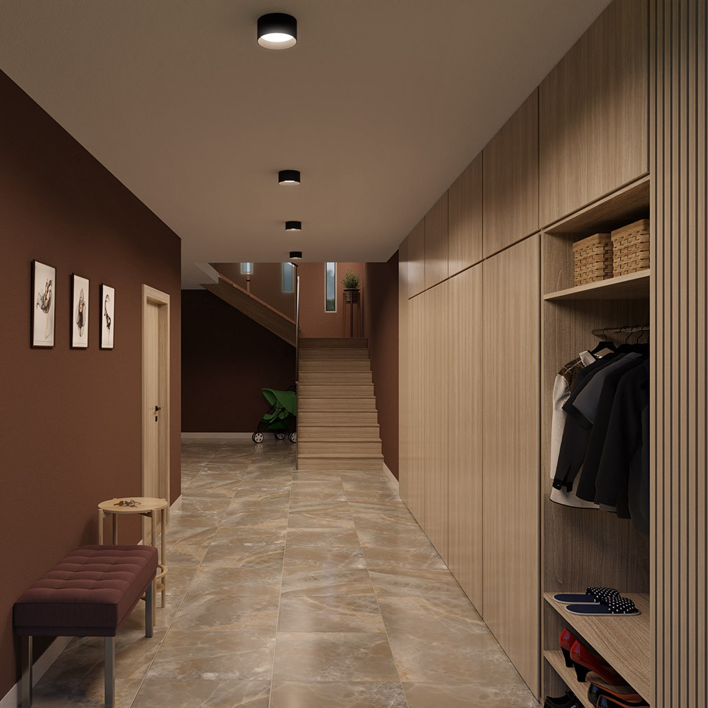 Faretto da superficie bianco CCT TRIAC