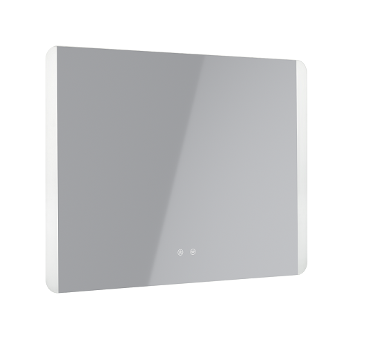 Specchio luminoso a LED, antiappannamento IP44 L.80 cm