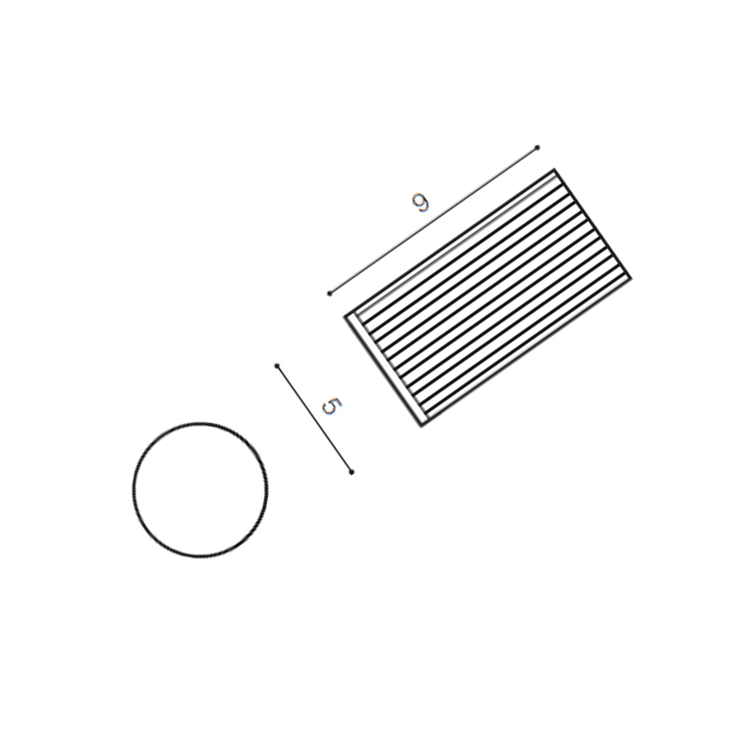 Faretto 1PH bianco GU10