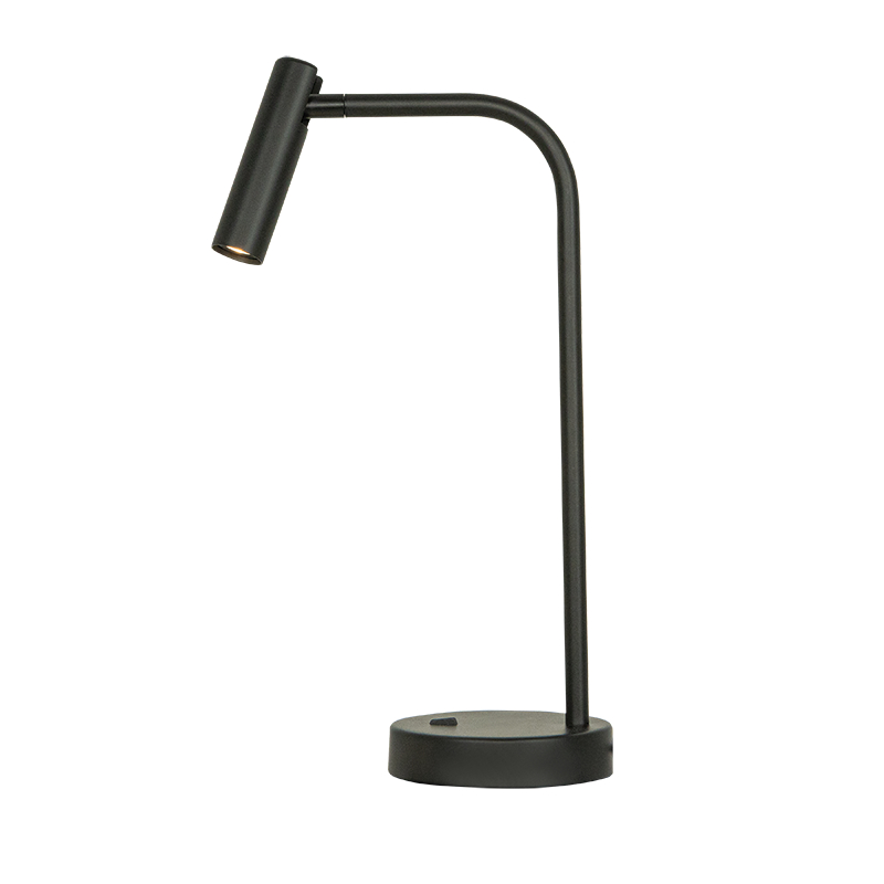 Lampada da tavolo LED nero H.38,5cm 2,5W
