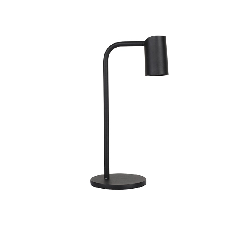 lampada da tavolo nera 35cm GU10
