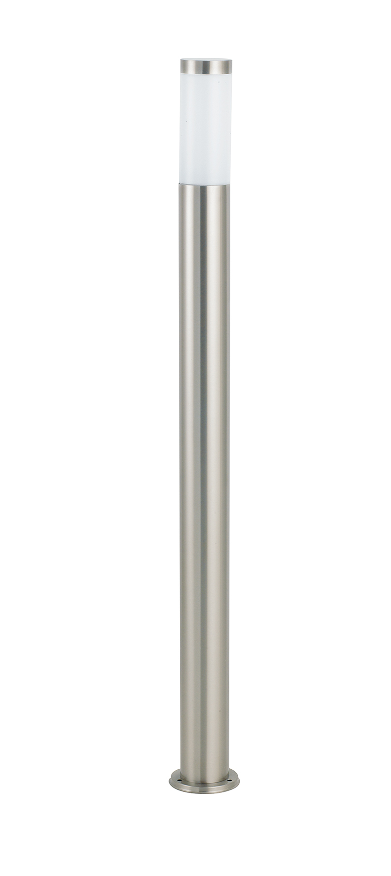 Paletto luminoso in acciaio inox H.110cm E27