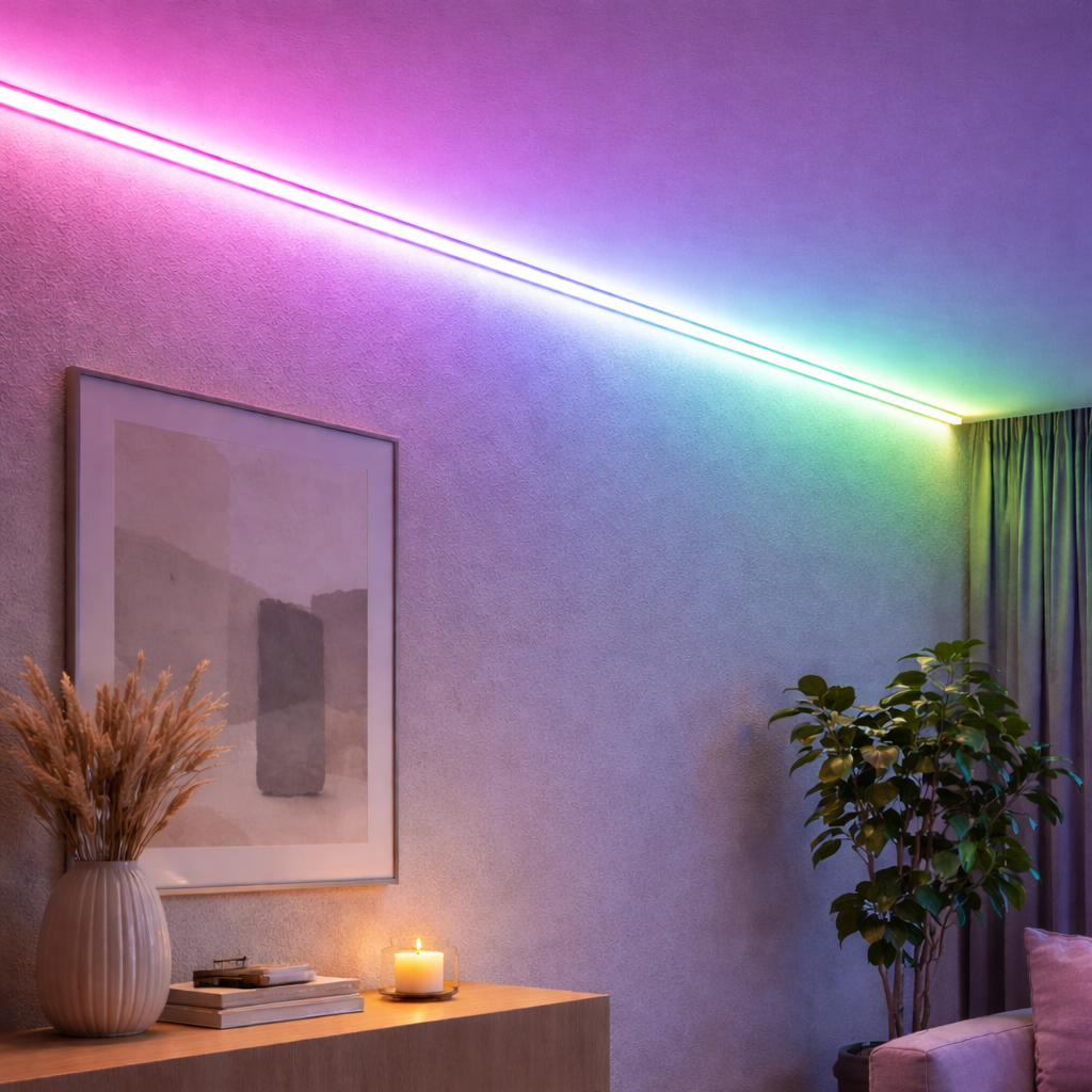 Striscia LED COB RGB+WW 19,2W IP20 24V