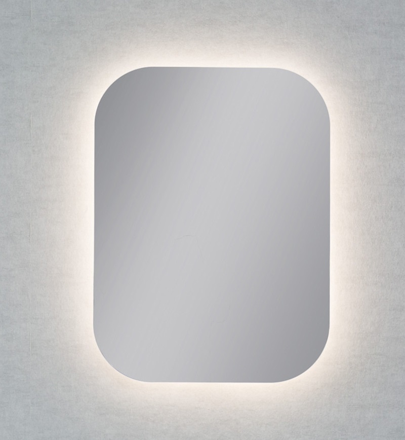Specchio LED rettangolare senza cornice - indiretto
