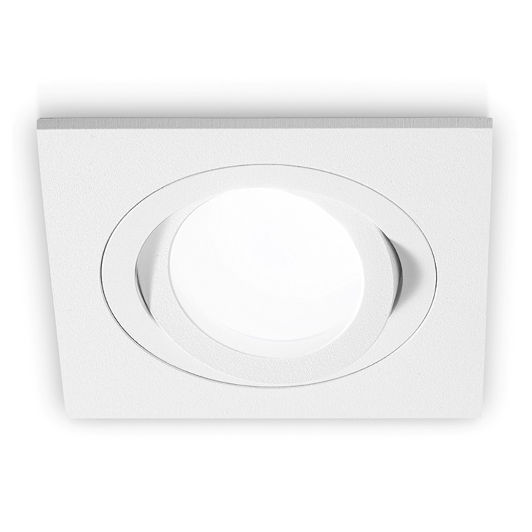 Faretto da incasso GU10 94x94 bianco