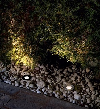 LED incasso pavimento Ø37mm 2W nero