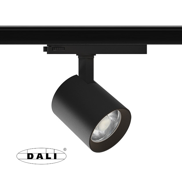 Strahler LED 3PH DALI Schwarz