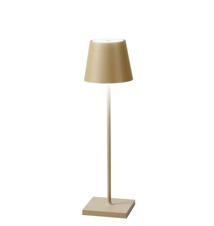 Lampada da tavolo a batteria 2,2W oro