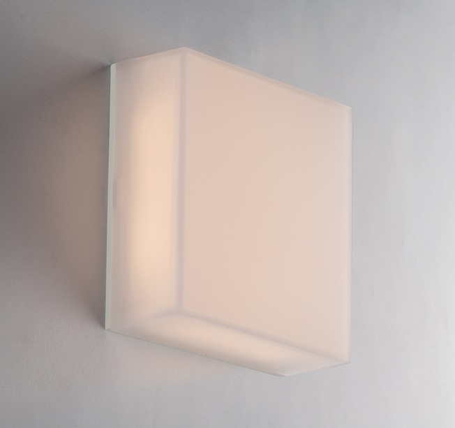 LED Wandleuchte IP65 opal 20W 25x25cm CCT