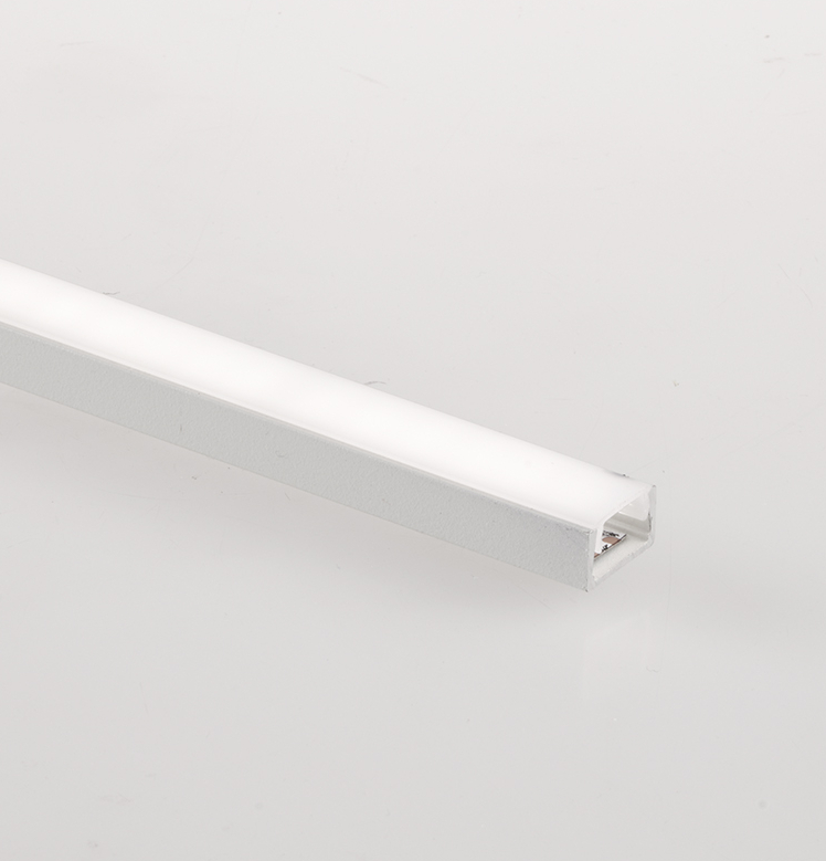 LED Profil weiß mit Abd. opal 20,2x14,6