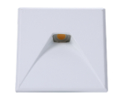LED incasso parete bianco 85x85mm 3W 120lm CCT