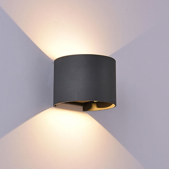 Wandleuchte LED IP54 Gerundet Dir./Ind.