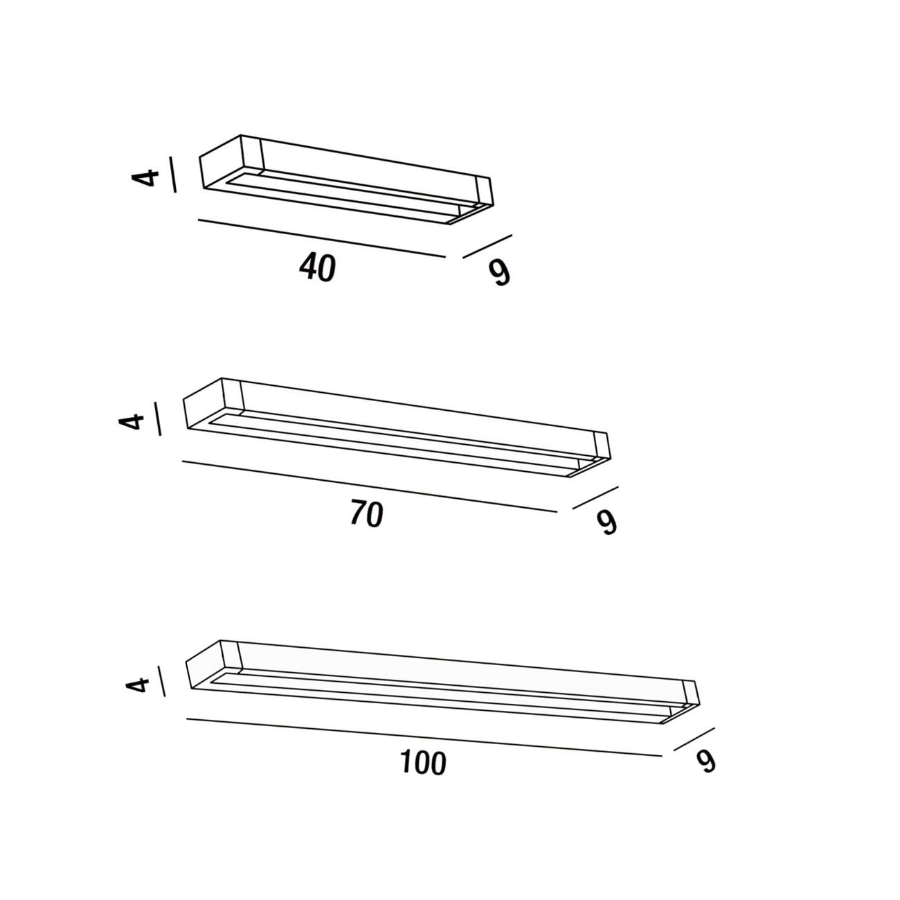 Luce a specchio LED bianco orientabile