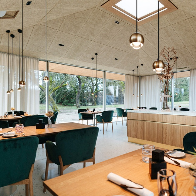 Sospensione a LED con lente 7W ottone