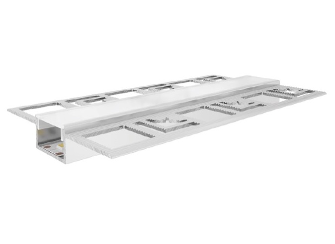 Profilo per cartongesso LED 58,4x11,3mm con copertura opale