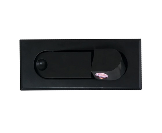 LED Leseleuchte Einbau mit Schalter schwarz