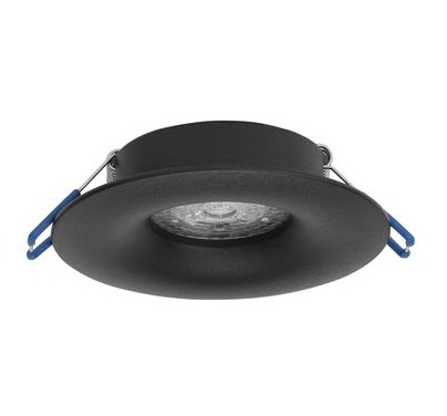Faretto da incasso GU10 Ambiente nero Ø90mm